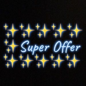 One pair of shoes= 1 free item (clothes section)